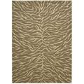 Nourison Riviera Area Rug Collection Chocolate 5 Ft 3 In. X 7 Ft 5 In. Rectangle 99446420428